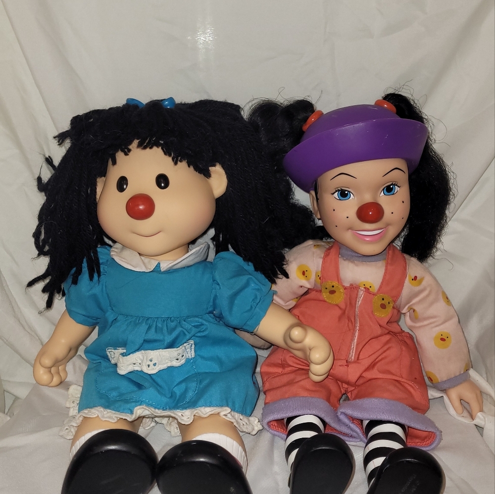 Vintage Big Comfy Couch Loonette & Molly Doll 1996 Vinyl - Picture 1 of 3